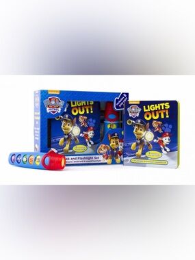 NIB Paw Patrol Book & Flashlight